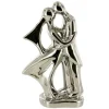 Cerf Dellier Couple de mariés argent baiser 27 cm Best