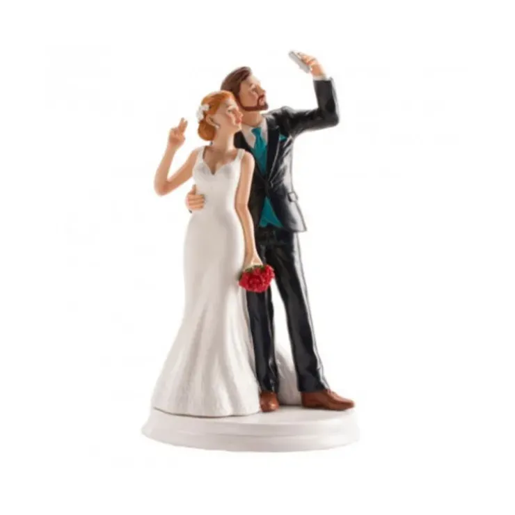 Cerf Dellier Couple mariés Selfie 20 cm Clearance