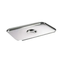 Cerf Dellier Couvercle inox avec poignée GN 1/1 - pour bac gastronorme avec anses panier Discount