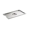 Cerf Dellier Couvercle inox avec poignée GN 1/2 - pour bac gastronorme avec anses fixes ou escamotables Best