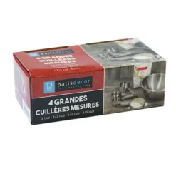 Cerf Dellier Cuillères à mesure inox assorties (x4)
