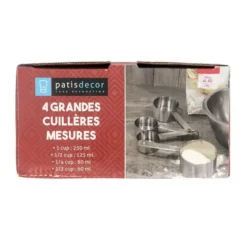 Cerf Dellier Cuillères à mesure inox assorties (x4)