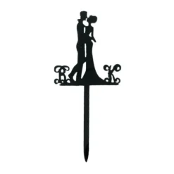 Cerf Dellier Cupcake Toppers couple enlacé (x 8) Outlet