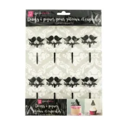Cerf Dellier Cupcake Toppers Love Birds (x 8) Online