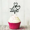 Cerf Dellier Cupcake Toppers Love (x8) Online