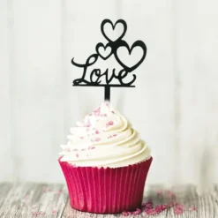 Cerf Dellier Cupcake Toppers Love (x8) Online