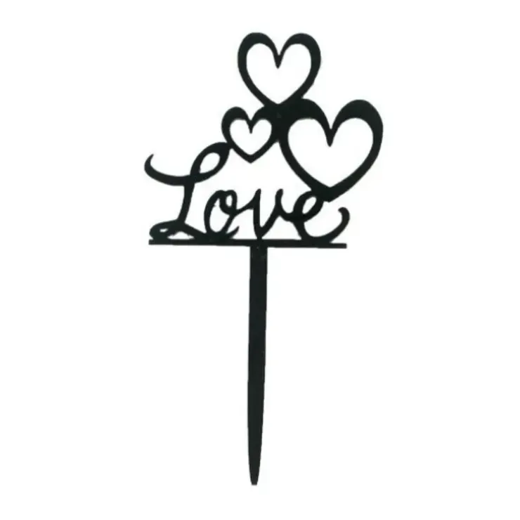 Cerf Dellier Cupcake Toppers Love (x8) Online