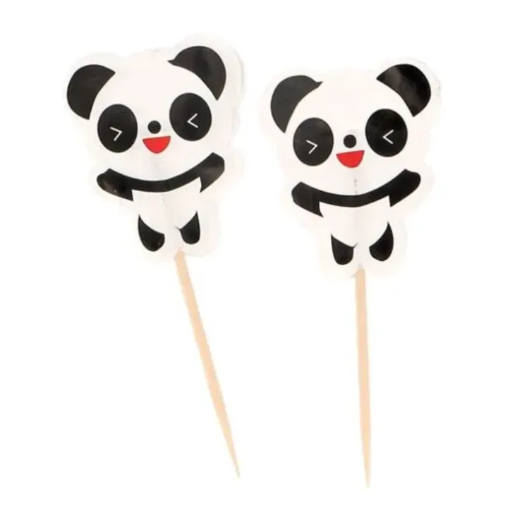 Cerf Dellier Cupcake Toppers Pandas (x 24) Discount