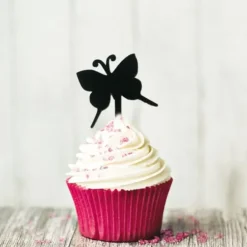 Cerf Dellier Cupcake Toppers Papillons (x8) Discount