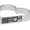 Cerf Dellier Cœur à mousse inox H 4,5 cm L 22 cm Online