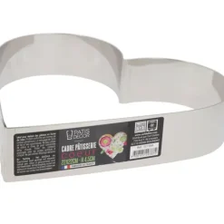 Cerf Dellier Cœur à mousse inox H 4,5 cm L 22 cm Online