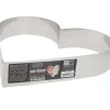 Cerf Dellier Cœur à mousse inox H 4,5 cm L 24 cm Hot