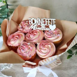 Cerf Dellier Décor Bonne Fête Maman sur pique (x2)