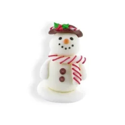 Cerf Dellier Décor comestible Bonhomme de neige souriant