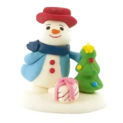 Cerf Dellier Décor comestible bonhomme de neige cadeaux Discount