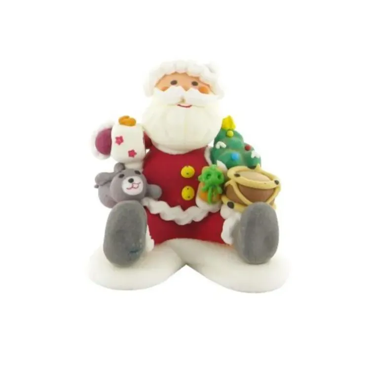 Cerf Dellier Décor comestible Père Noël assis Outlet