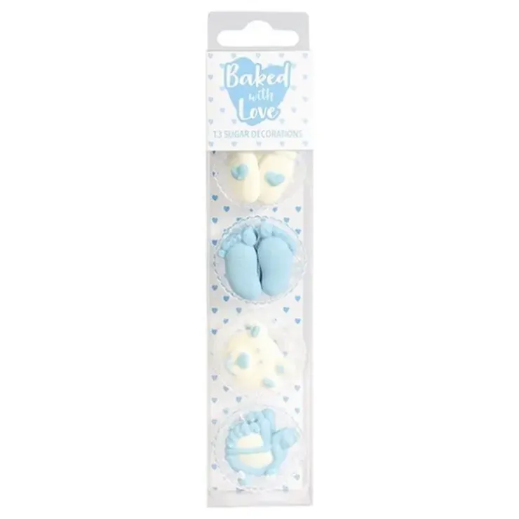 Cerf Dellier Décors comestible thème bébé garçon (x13) Discount
