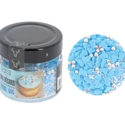 Cerf Dellier Décors comestibles bébé bleus assortis 60 g Discount