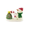 Cerf Dellier Décors comestibles Bonhomme de neige et sapin (x24)