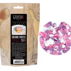 Cerf Dellier Décors comestibles coeurs 250 g New