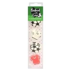 Cerf Dellier Décors comestibles football assortis (x 12) Discount