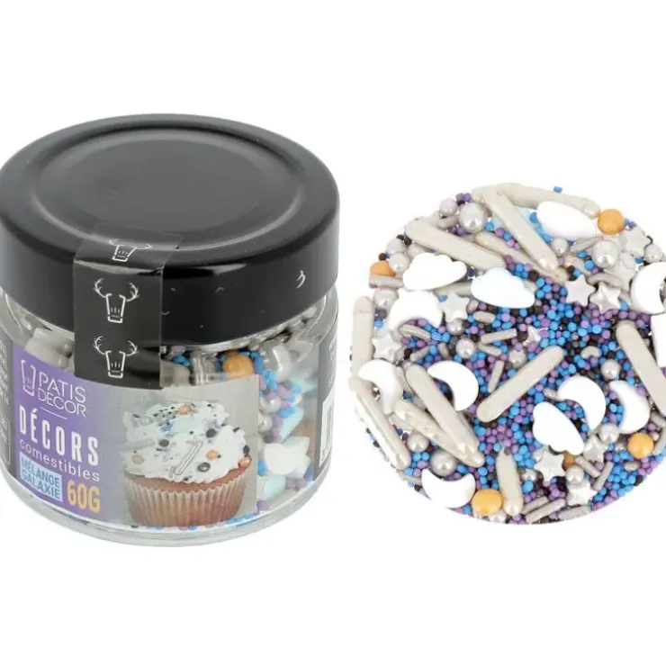 Cerf Dellier Décors comestibles mélange galaxie 60 g Outlet
