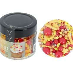 Cerf Dellier Décors comestibles mélange super héros 'Iron Man' 60 g
