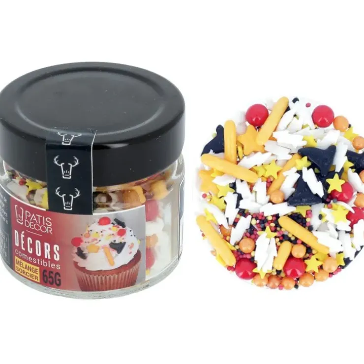Cerf Dellier Décors comestibles mélange sorcier 65 g