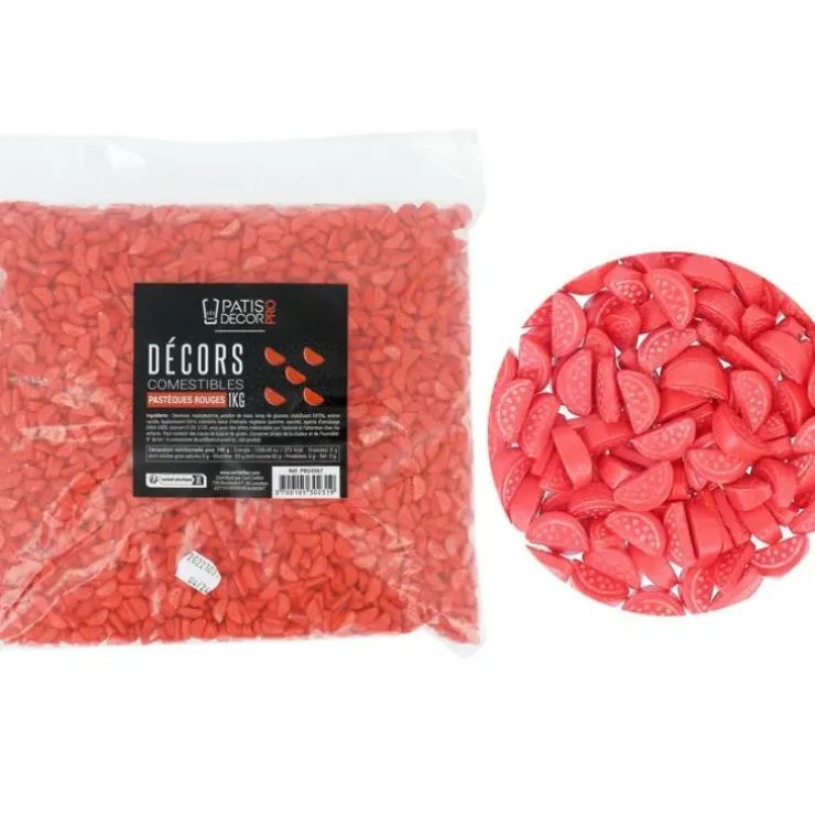 Cerf Dellier Décors comestibles pastèques rouges 1 kg Best