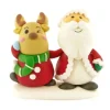 Cerf Dellier Décors comestibles Père Noël et renne debout (x20) Best