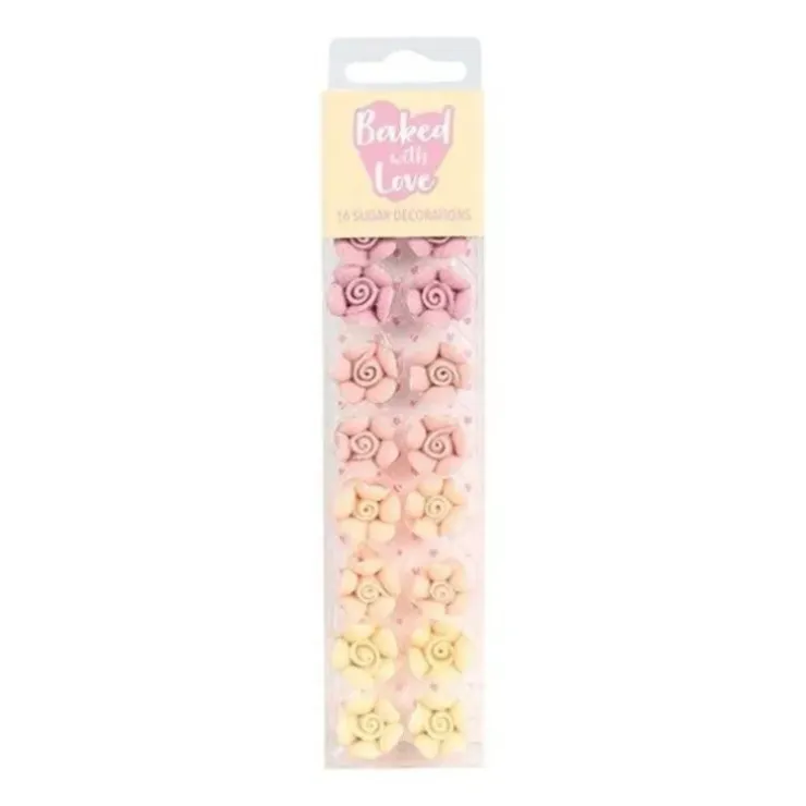 Cerf Dellier Décors comestibles roses assortis (x16) Online
