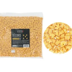 Cerf Dellier Décors comestibles têtes de licorne dorées 1 kg Best