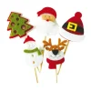 Cerf Dellier Décors de Noël en feutrine thème 1 (x10) Hot
