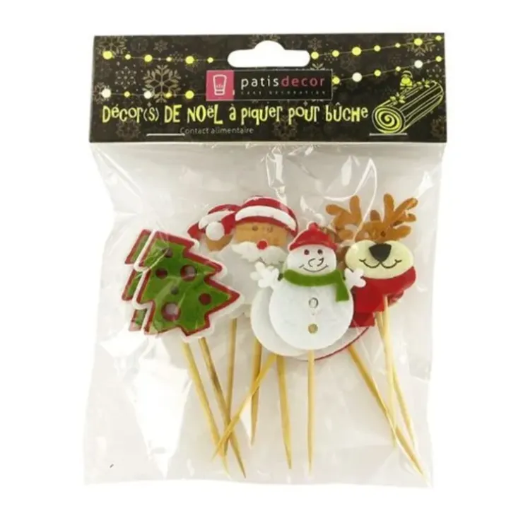 Cerf Dellier Décors de Noël en feutrine thème 1 (x10) Hot