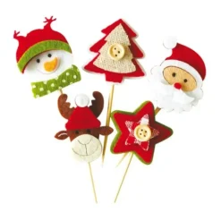 Cerf Dellier Décors de Noël en feutrine thème 2 (x10) Online