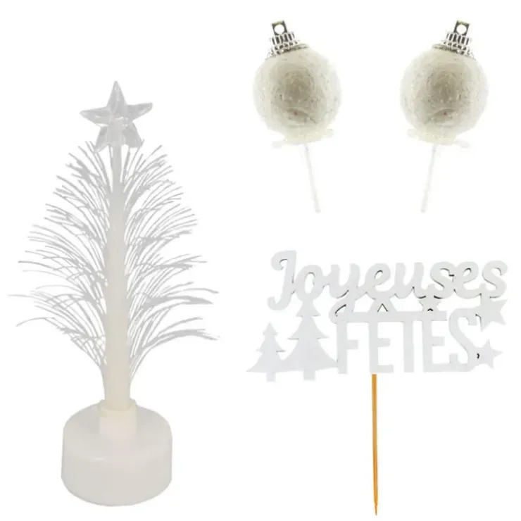 Cerf Dellier Décors de Noël sapins lumineux, joyeuses fêtes et décors à piquer New