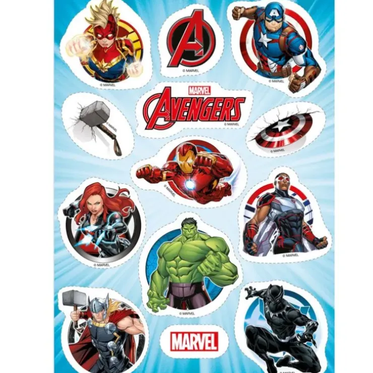 Cerf Dellier Décors en azyme à découper Avengers Hot