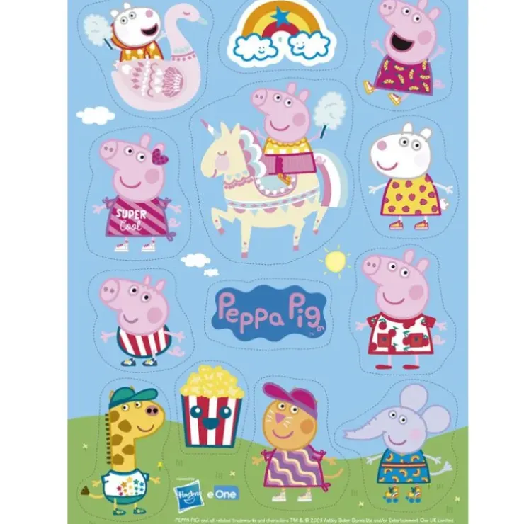 Cerf Dellier Décors en azyme à découper Peppa Pig Discount