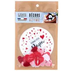Cerf Dellier Décors en azyme assortis thème fête des pères Sale