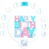 Cerf Dellier Décors en azyme assortis thème anniversaire n°3 - DDM 10/24 Sale