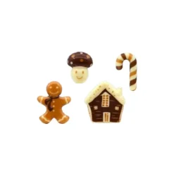 Cerf Dellier Décors en chocolat pain d'épices assortis (x96) Sale