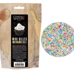 Cerf Dellier Décors mini billes multicolores comestibles 350 g New