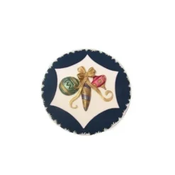 Cerf Dellier Découpoirs Boules de Noël et noeuds (jeu de 4) Sale