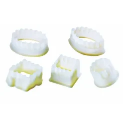 Cerf Dellier Découpoirs cannelés assortis en Polyglass (x 5) Hot