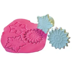 Cerf Dellier Découpoirs fleurs assorties Patisdécor (x 4) New
