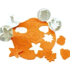 Cerf Dellier Découpoirs éjecteurs fruits assortis Patisdécor (x 4) Clearance