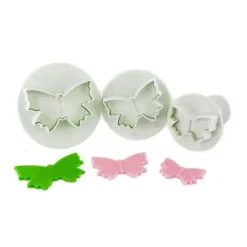 Cerf Dellier Découpoirs éjecteurs Papillons assortis Patisdécor (x 3) Outlet