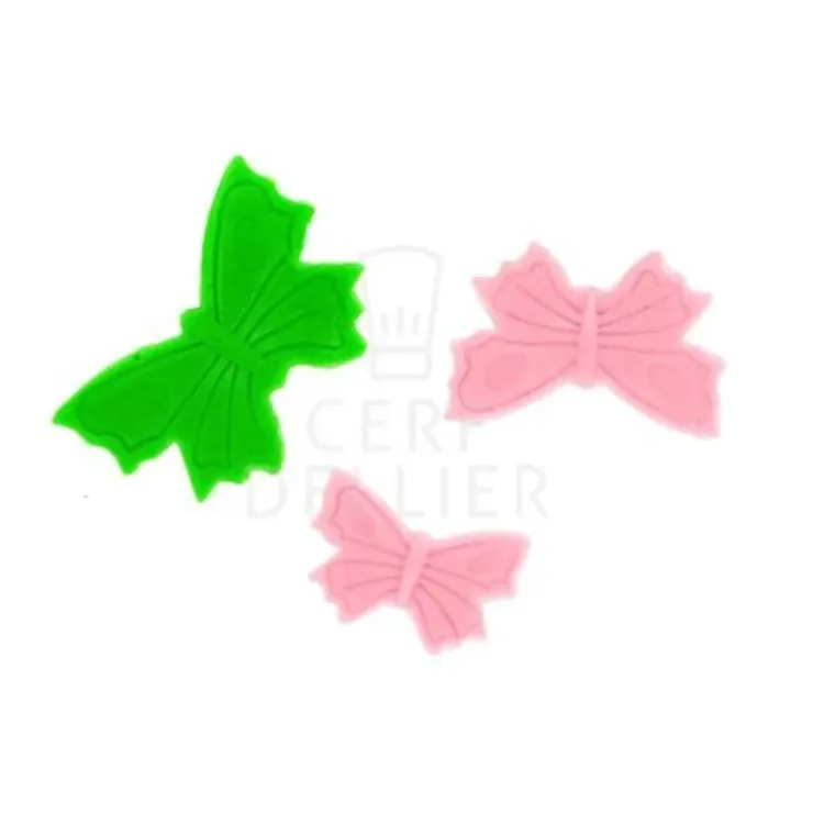 Cerf Dellier Découpoirs éjecteurs Papillons assortis Patisdécor (x 3) Outlet