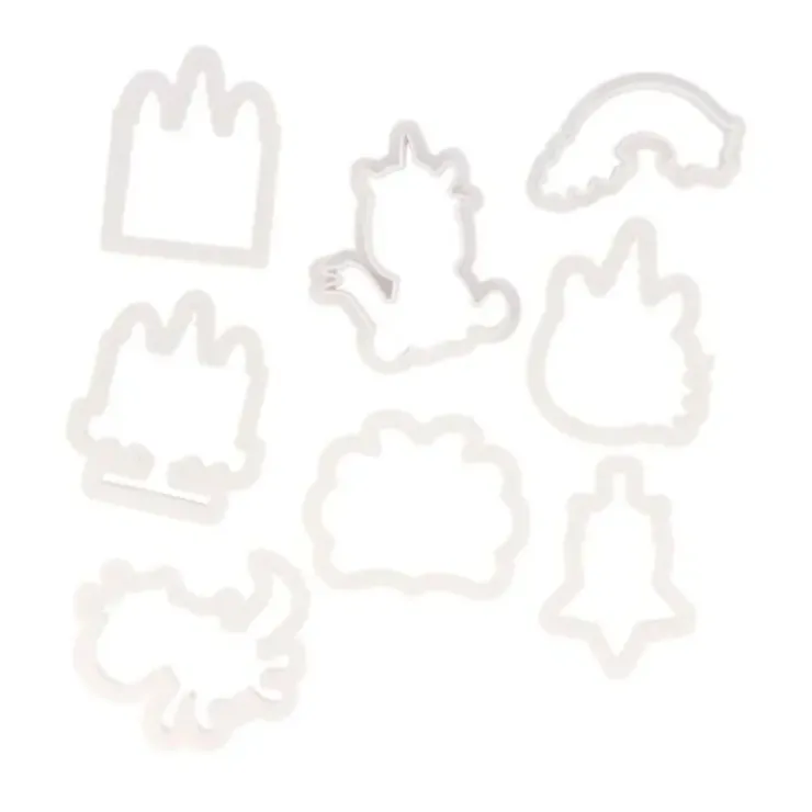 Cerf Dellier Découpoirs licorne assortis (x 8) Outlet