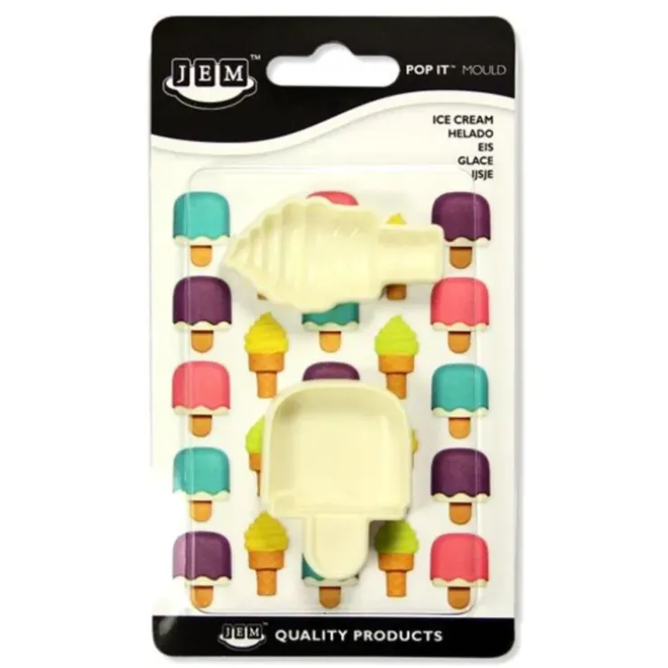 Cerf Dellier Découpoirs relief Crèmes Glacées (x2) Sale